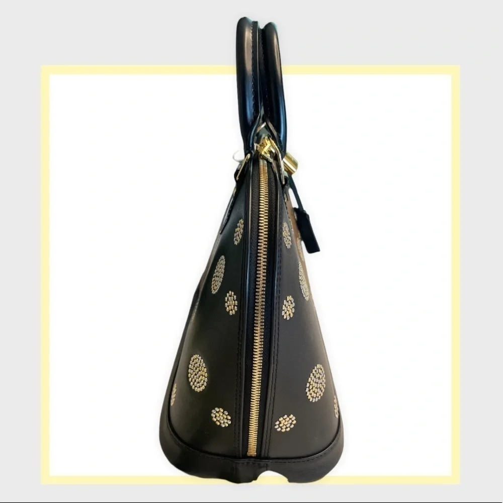 LV LOUIS VUITTON Reverse Monogram‎ Studded Night Lights Alma PM